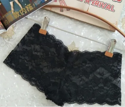 Plus Size Transparent Lace Panties in Multiple Colors (S to 5XL)