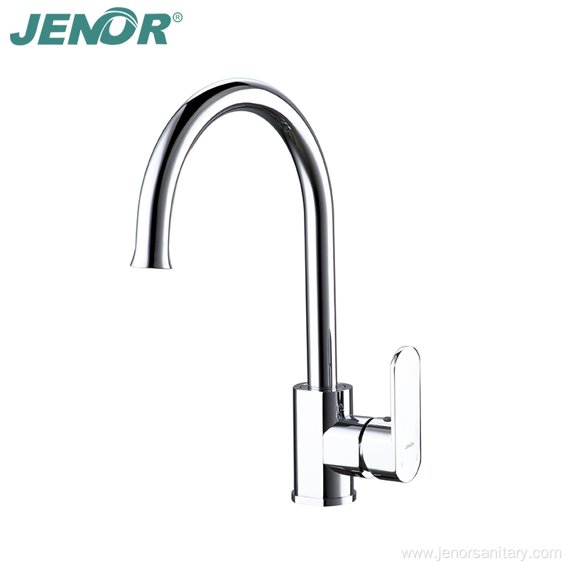 New Supporing Chrome Single Handle Brass Kitchen Faucet