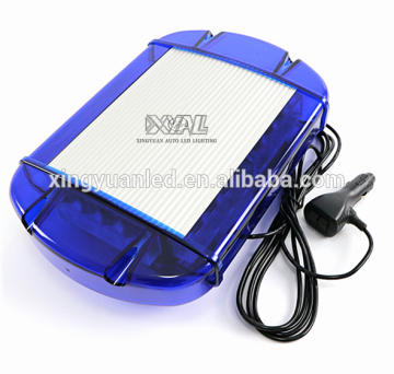 Police Warning Strobe Light Bar Cruiser Vehicle Strong Magnetic Emergency Mini Lightbar