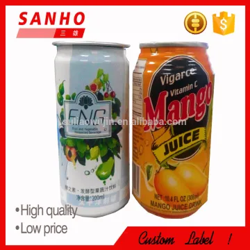 juice bottle shrink label