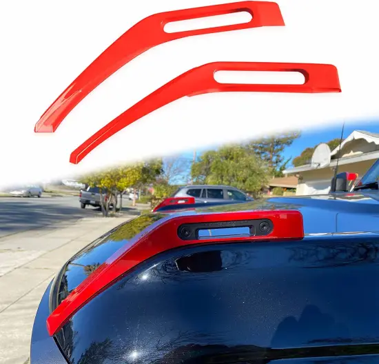 Red ABS Hood Hook Trim Cover for Ford Bronco 2020+