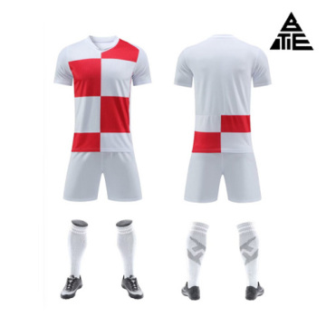 Conjunto durável de roupas de futebol de clube para jogos internacionais