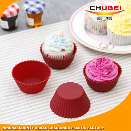 Amazon Hot Seller Heat Resistant Non-stick Cupcake Moulds