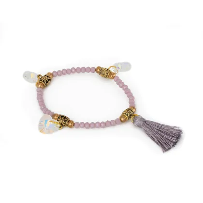 bracelet crystal jewelry 2019 wholesale hot product crystal bead tassel bracelet women