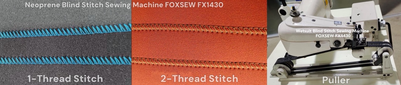 Neoprene Wetsuits Blind Stitch Sewing Machine FOXSEW FX1430 -1