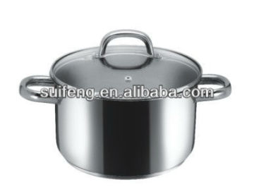 capsule bottom stainless steel cookware:18/10 24cm impact stainless steel casserole