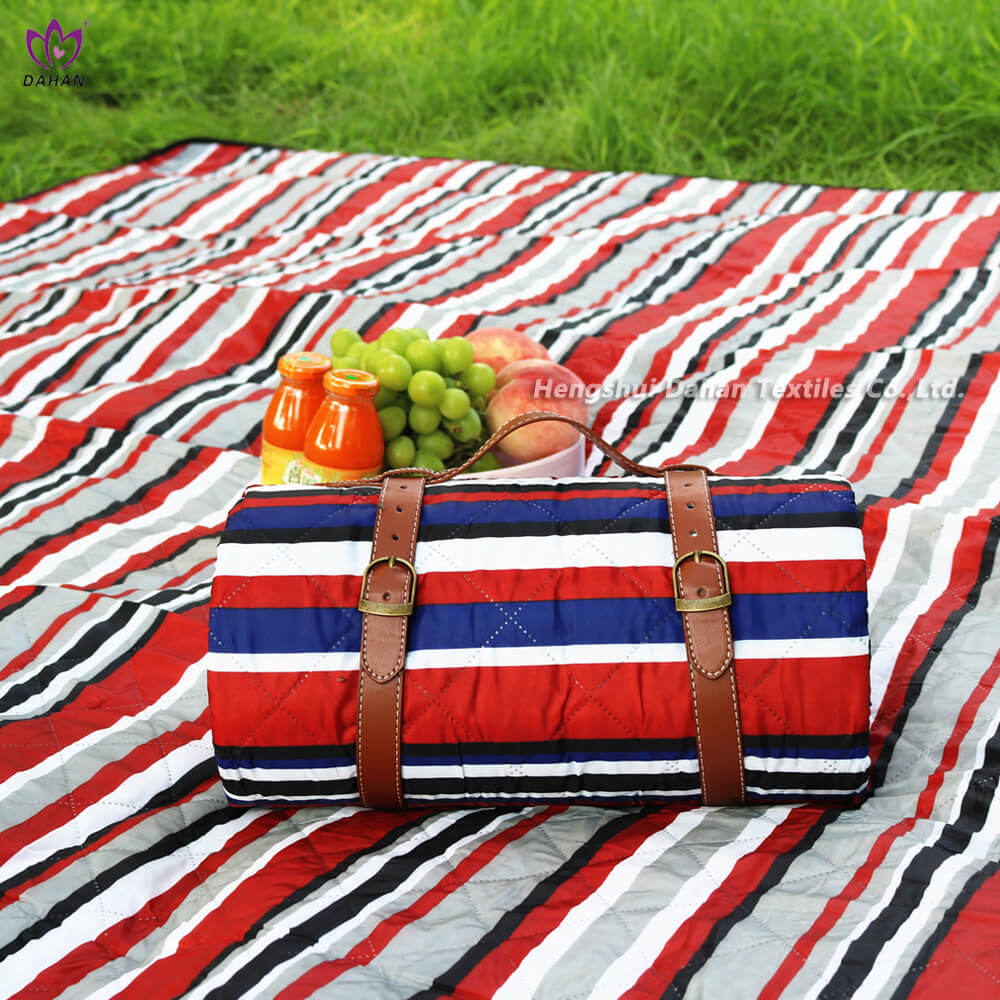 Striped Printed Waterproof Picnic Mat Outdoor Picnic Blanket Made In China Pc476