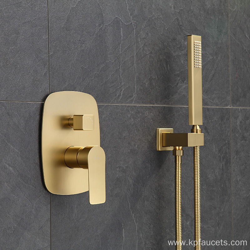 2021 Polished Brass Bathroom Shower Head Commercial