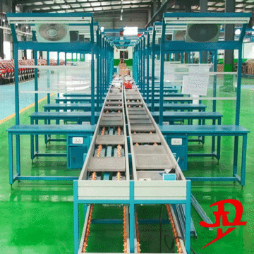 Efficiente linea di produzione automatica di sottoassiemi