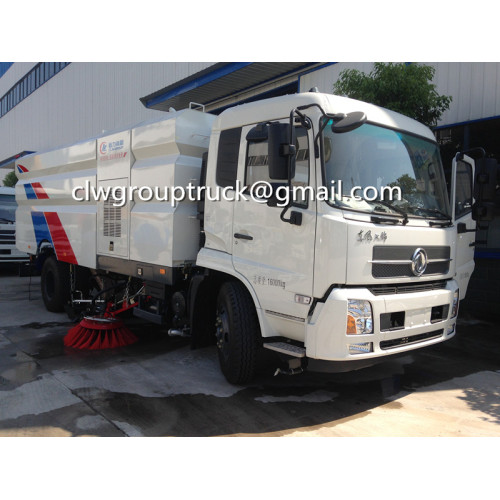 Dongfeng Tianjin Road vakum Sweeper truk