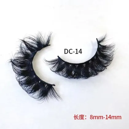Wholesale D-Curl Natural Eyelashes: Faux Mink, Russian Volume Strip Lashes