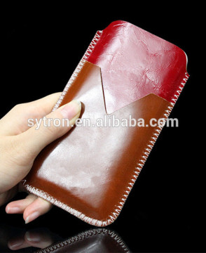 Universal leather case with card slot newest camouflage phone case