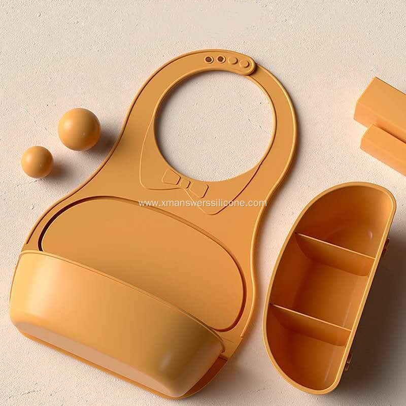 High Quality Wholesale Silicone Roll up Bib