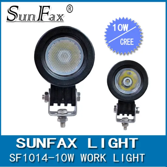 Factory price! 10W 6000K leds work lamp for car, 12V ip68 portable led work light for jeep