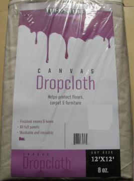 8 oz 12 * 12 Canvas Drop Tuch