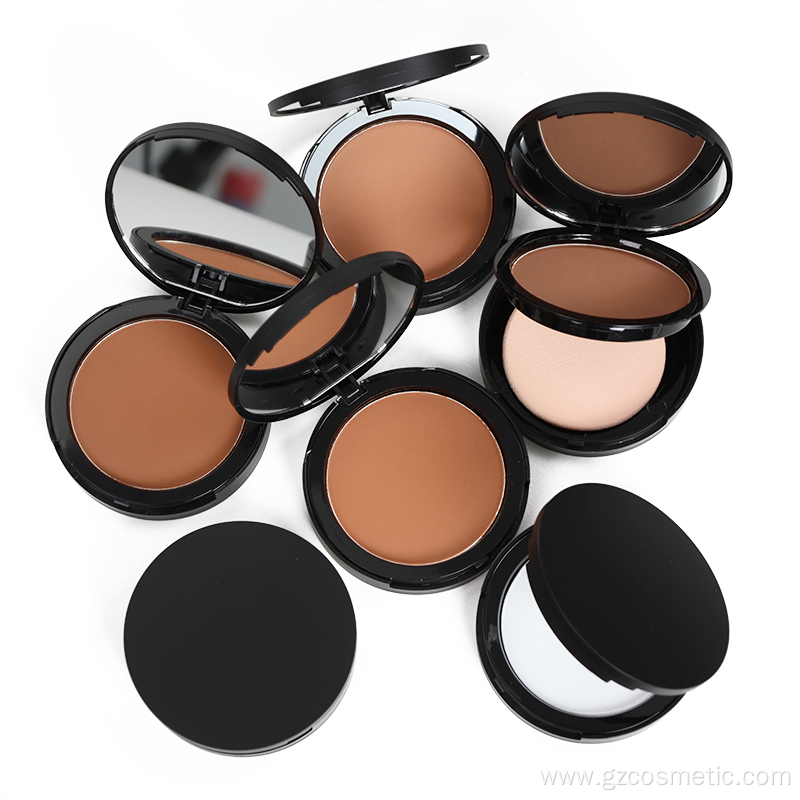 Face Finishing Powder Portable Compact Pressed Powder Foundation Private Label Makeup Translucent Powder Palette