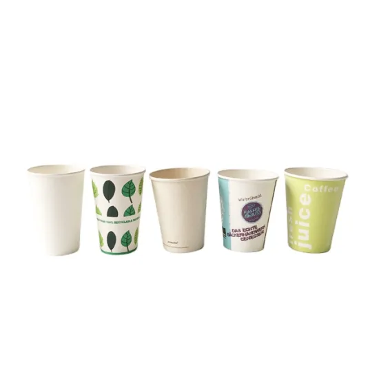 High quality 12oz single wall kraft coffee cup