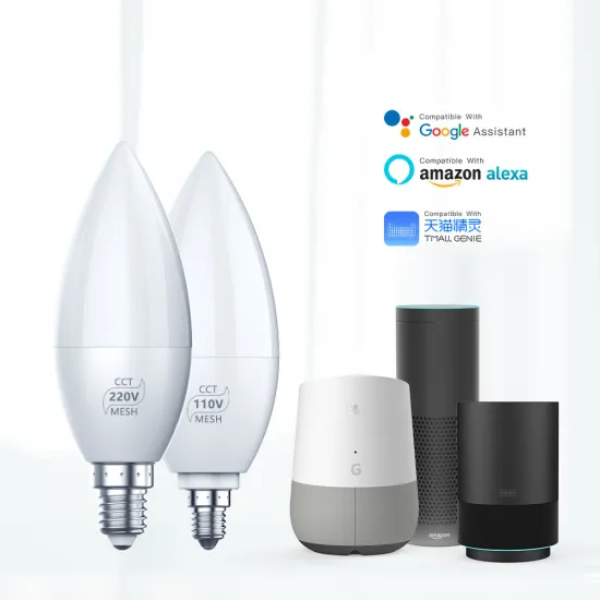 Yuancheng Smart E12 LED Bulb - APP & Alexa Google Home Compatible 4W Candle LED