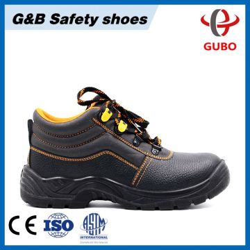 upper leather high heel safety boots men in stock