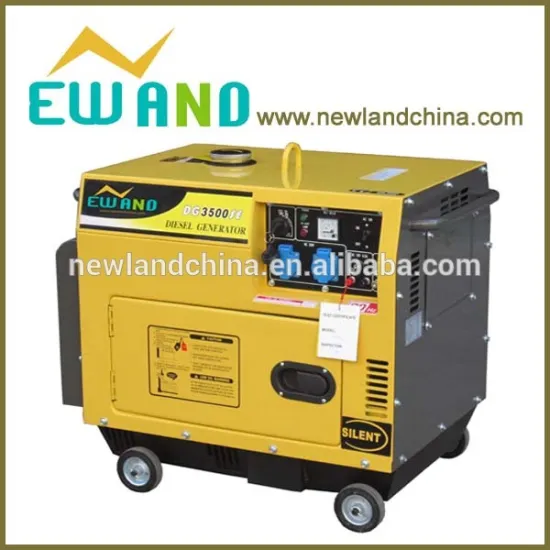 3KW-6KW single phase 100% copper wire portable electric diesel generator