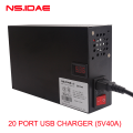 20 chargeur USB Port 200W Charger à port haut