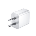 Caricabatterie Black Bianco Quick Charger Dual Ports 20W Caricabatterie