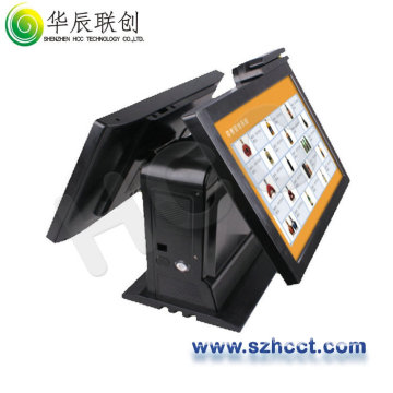 TFT LCD Interactive Touch Monitor Kiosks with Dual Screen