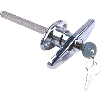 T-Handle Lock for Garage Door Security