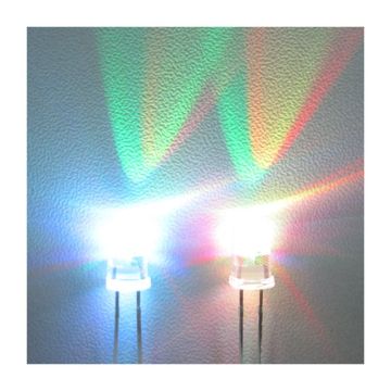 1000 Pieces 3mm 5mm Round 2 Pin RGB LED Flashing Diodes