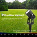 3W Black Garden Light Imperproof IP65 Préporteur d'aménagement paysager