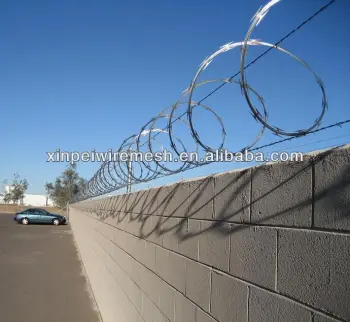 Hot sale!!! Superior quality galvanized concertina razor barbed wire