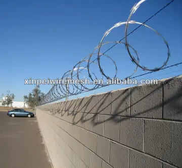 Hot sale!!! Superior quality galvanized concertina razor barbed wire