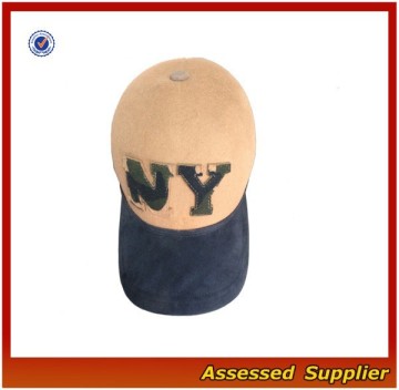 XJ0868/Wholesale wool baseball cap / high quality wool custom baseball cap hats