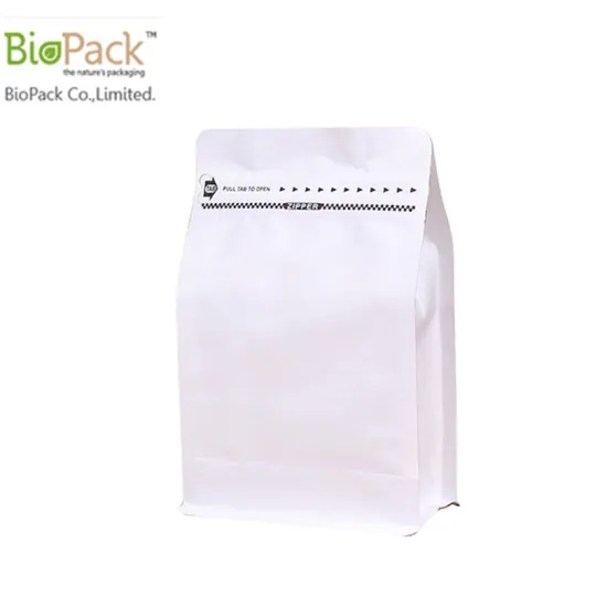 Multi-color custom printed flap coffee bean packaging bag