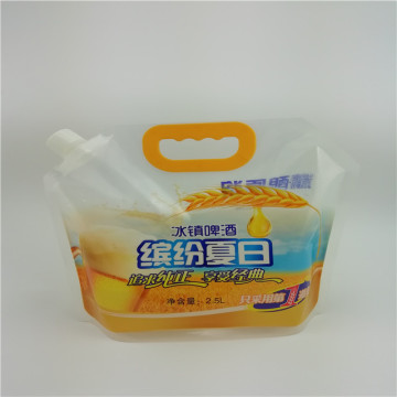 2,5 l Lebensmittelverpackung Plastikbier-Verpackungsbeutel