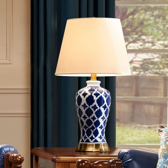 Luxury Living Room Decorative Ceramic Table Lamp