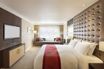 Upholstered hotel room furniture foshan hotel furniture factory HDBR1130                        
                                                                                Supplier's Choice