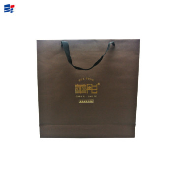 Boutique tea brown paper packaging bag