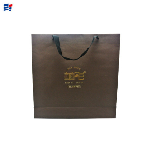 Boutique tea brown paper packaging bag