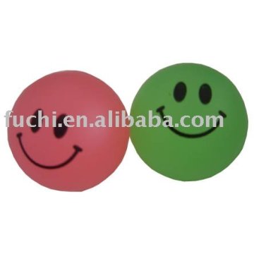 Smiling bouncing ball