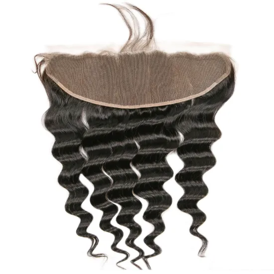 Loose Deep Wave Pre Plucked 13x4 13x6 Transparent Lace Frontal Closure,transparent Swiss Lace Frontal,super Thin HD Lace Frontal