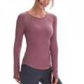 Abbigliamento sportivo Top da yoga a maniche lunghe