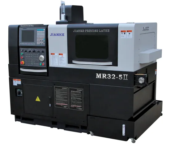 JIANKE MR32-5 32mm 5 Axis Double Spindle Swiss CNC Automatic Lathe with Bar Feeder