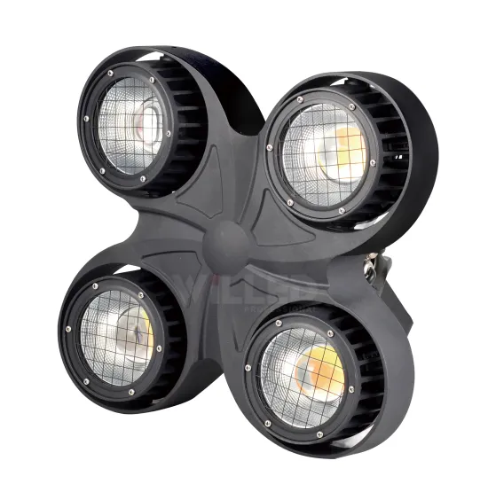 IP65 Waterproof 4X100W Warm/Cool White Stage Light - Portable Strobe Blinder