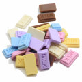 20MM Niedliche Pastell Schokolade Chocolate Bar Miniatur Puppenhaus Food Resin Flatback Cabochons Kawaii Süße Süßigkeiten Ornamente Schmuck DIY