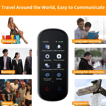 Z2 138: Advanced AI Language Translator with Versatile Offline Translation Capabilities and Smart Translation Devices