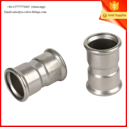 M-profi Press Equal Straight Coupling Stainless Steel 316L