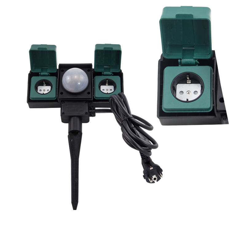 2 Way Outdoor Garden Sockets (EU)