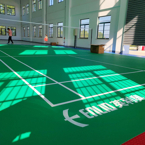 Tapetes de badminton de PVC para interiores com certificado BWF