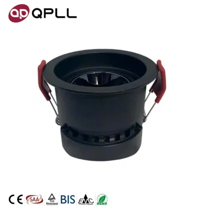 Modern No-Flicker Indoor Aluminum Adjustable LED Recessed Spotlight